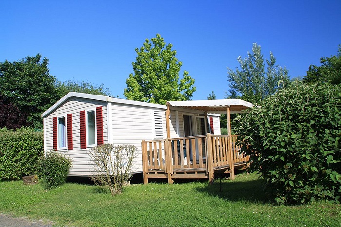 Location Mobil Home Super Mercure 6 Personnes - Camping Les Portes du Beaujolais****-6